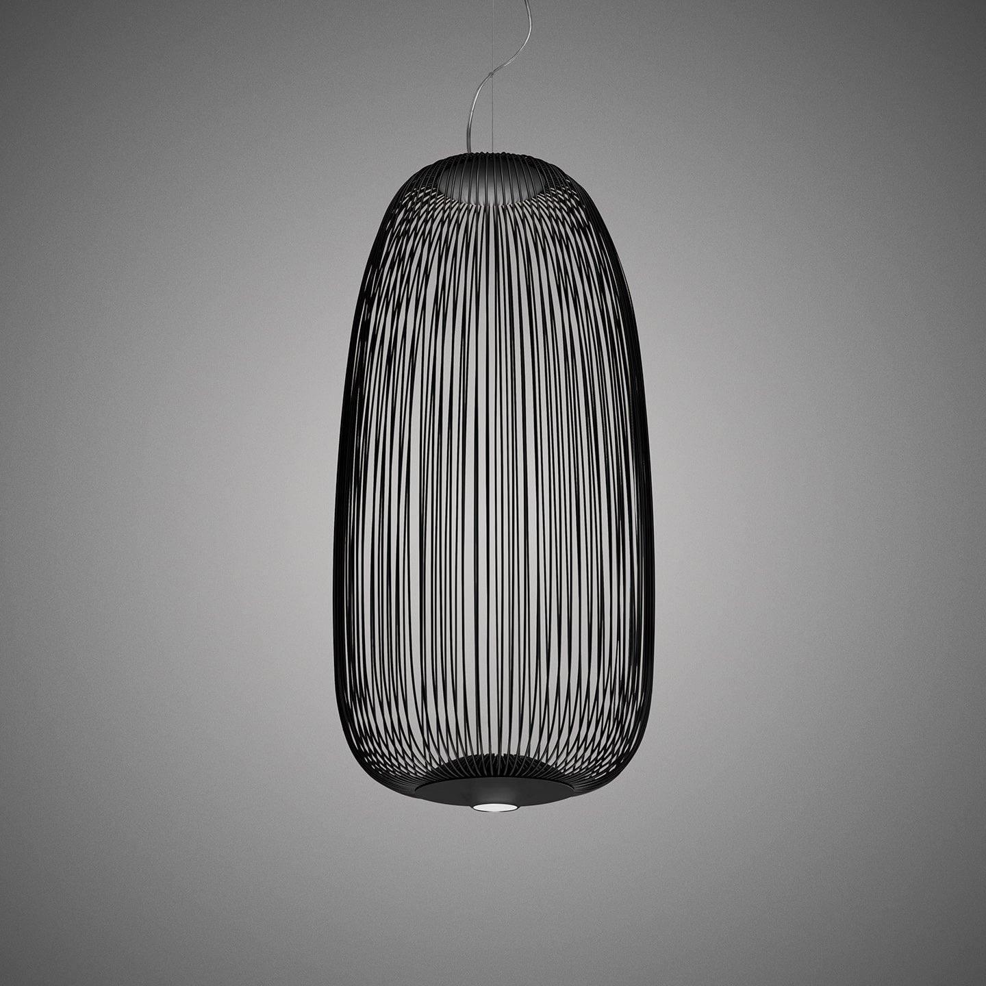 Pendant Light Cage Aero Spokes With Integrated LED